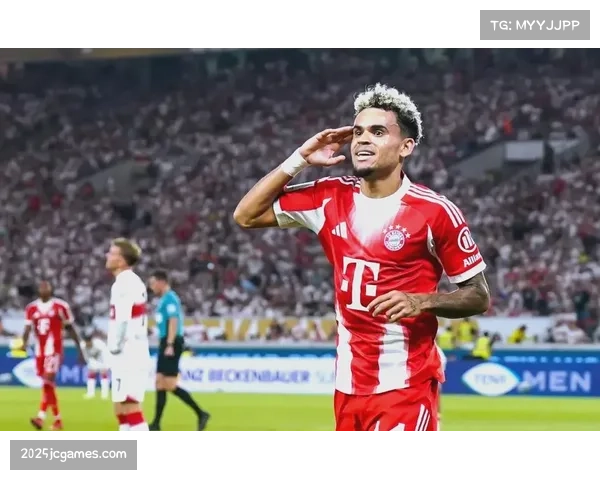 拜仁新援路易斯·迪亚斯德甲首秀戴帽，当选第21轮最佳球员